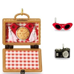 Barbie Picnic Set Ornament 2016 Hallmark Keepsake Limited Edition New In Box